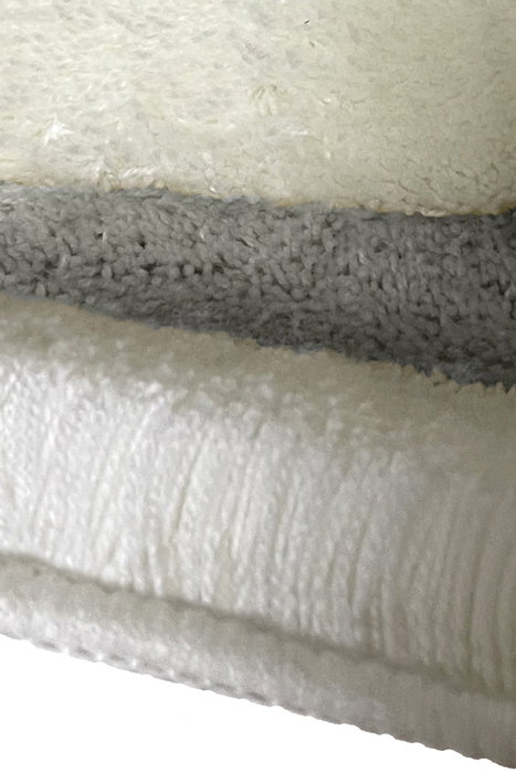 Mijölnir Quadrato Alfombrilla de Baño Gris 90 cm